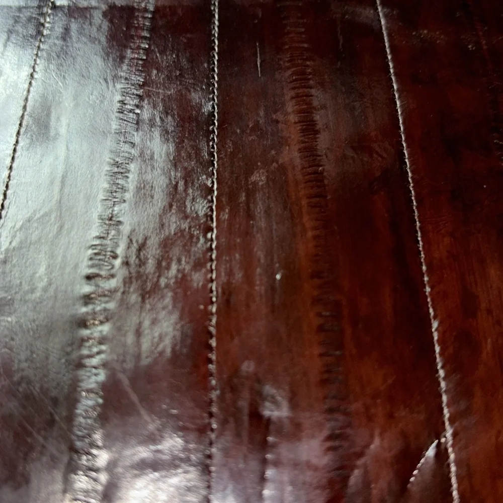 Genuine Luxury EEL Skin Purse w/ Strap Converts to Clutch Bag - Picture 11 of 15